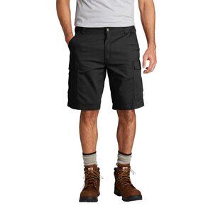 High Surf Men's Black Cargo Shorts Casual Cotton Size 36/38